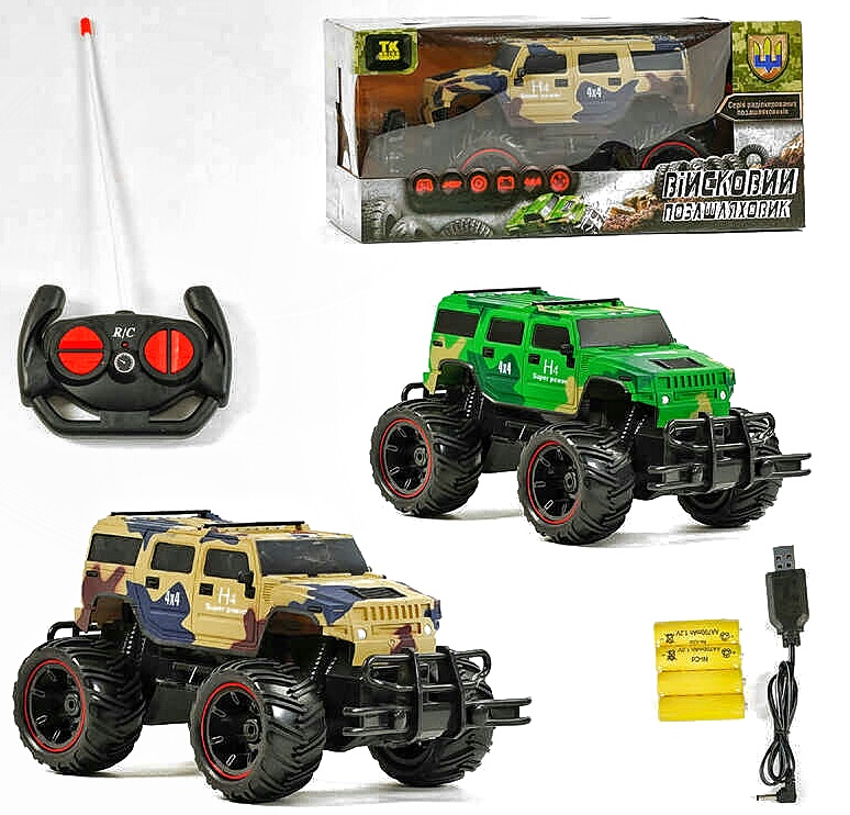 Джип на радіокеруванні 5066-88 , 2 кольори, пульт 27 MHz, акумул. , в коробці