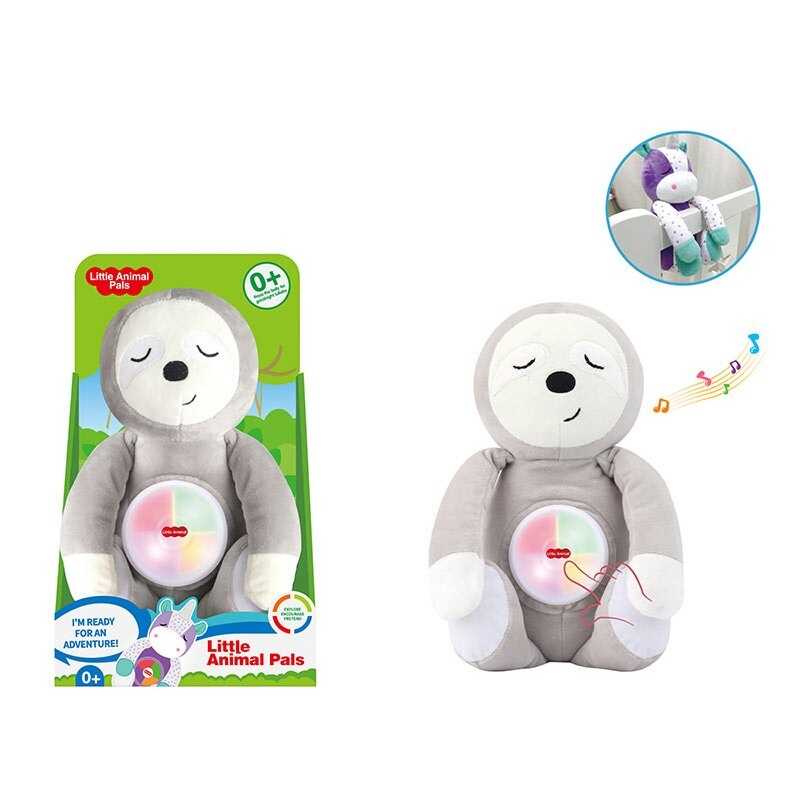 Нічник 1946-1 (24) “Лінивець”, підсвічування, мелодії, на батарейках, знімний музичний блок, в коробці