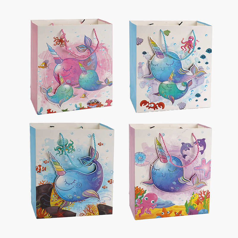 Пакет подарунковий C 67082 (480) 4 види, СЕРЕДНІЙ, ВИДАЄТЬСЯ ТІЛЬКИ МІКС ВИДІВ