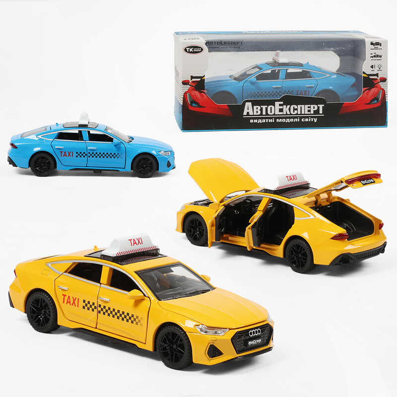 Машинка 41300 (48/2) "Авто Експерт", 2 види, металопластик, 1:32, звук, світло, інерція, відкриваються двері, в коробці