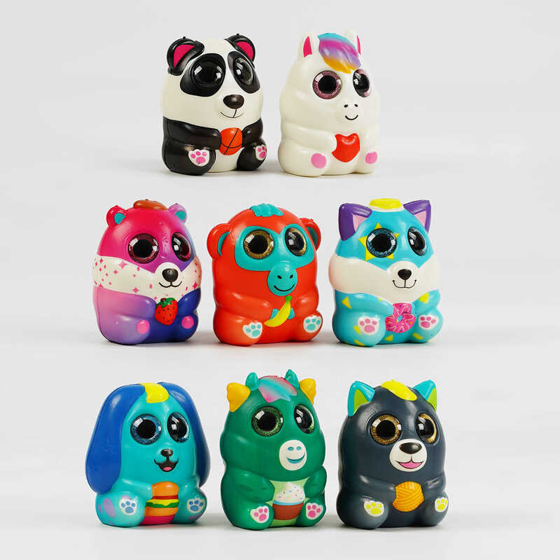 Гра антистрес С 58867 (36) ЦІНА ЗА 8 ШТУК В УПАКОВЦІ, "Сквіші-окастики", 6 видів