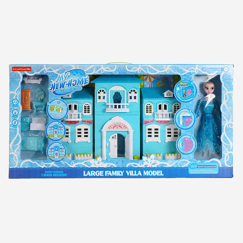 Будиночок з героями 6632 (10) лялька 24 см, звук, підсвічування, меблі, в коробці