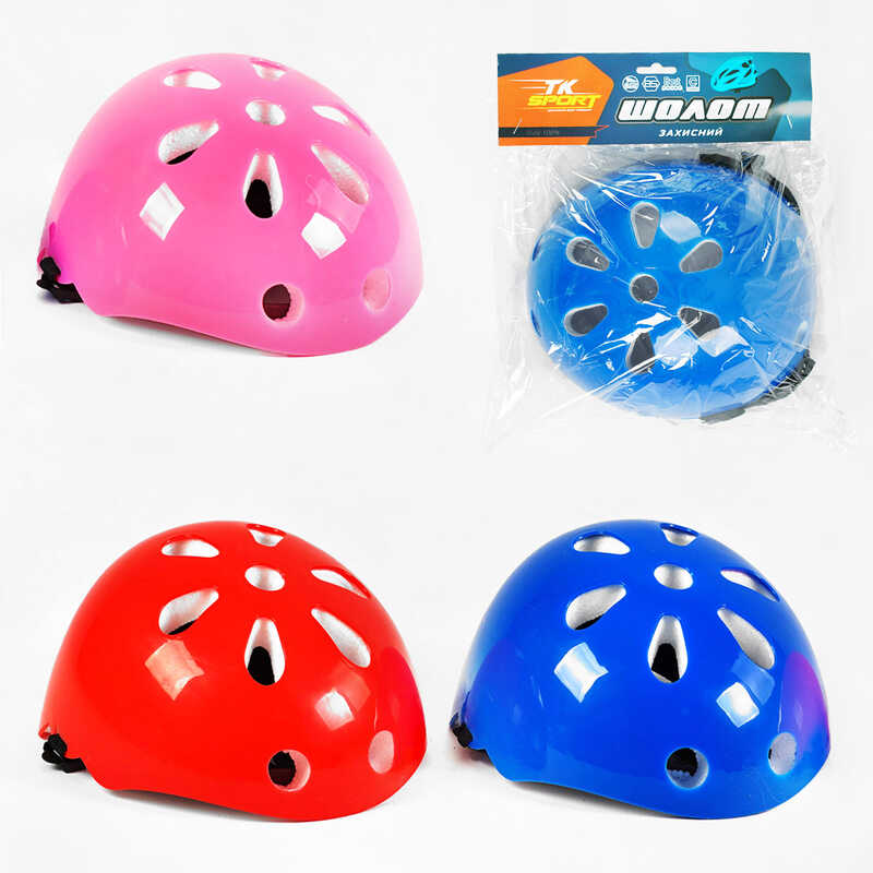Шолом C 64603 (50) "TK Sport", 3 кольори, окружність 54 см, ВИДАЄТЬСЯ ТІЛЬКИ МІКС ВИДІВ