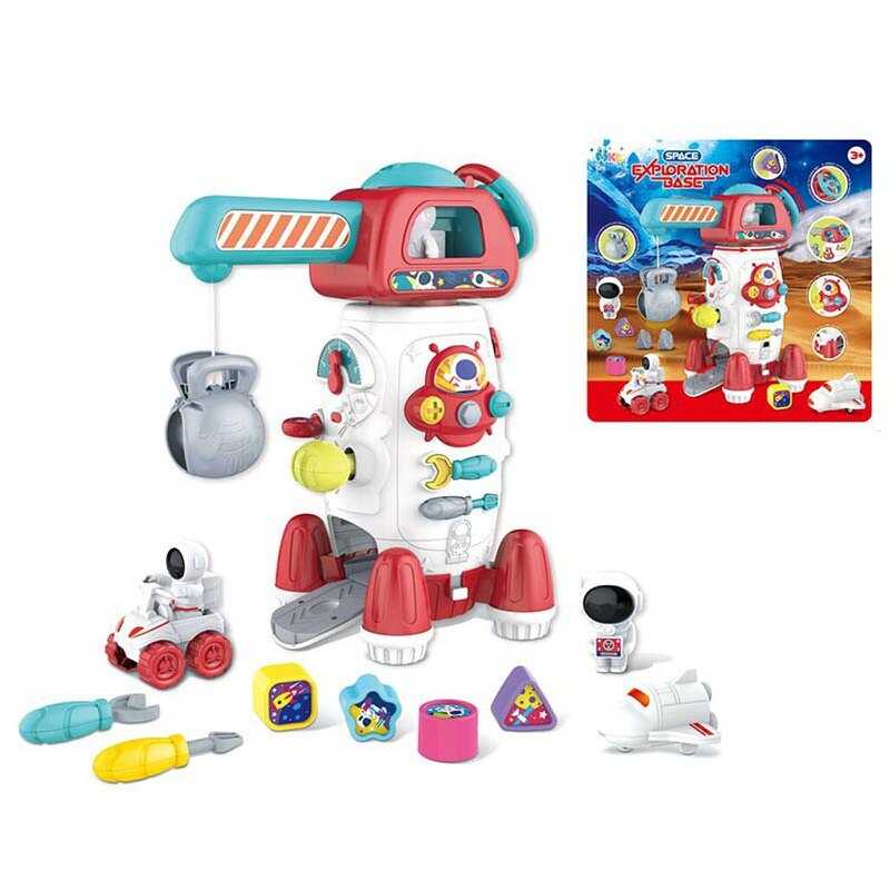 Розвиваюча гра 2113 (18) "Космічна станція", сортер, тріскачка, в коробці