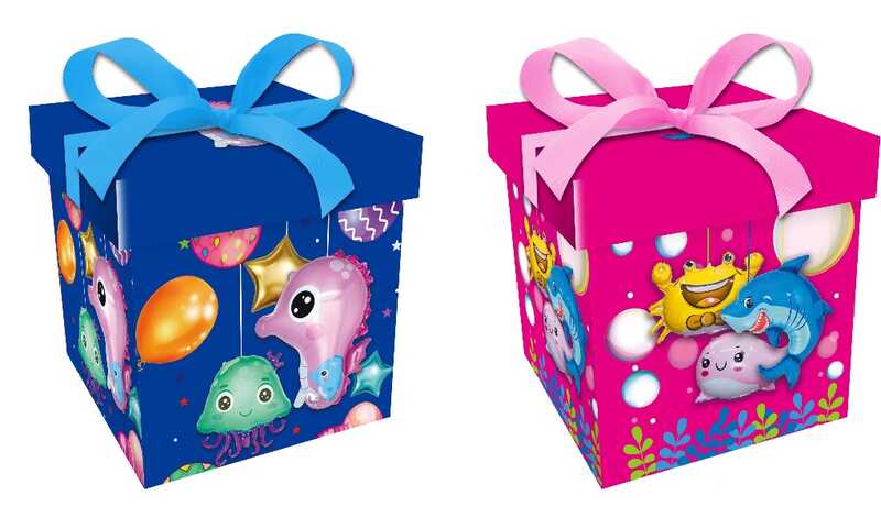 Коробка подарункова C 75685 (300) 2 види, в пакеті