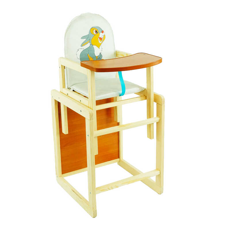 гр Стільчик / шкірзам / №2011 - "Сірий зайчик" - колір БІЛИЙ (1) ТМ "Мася"