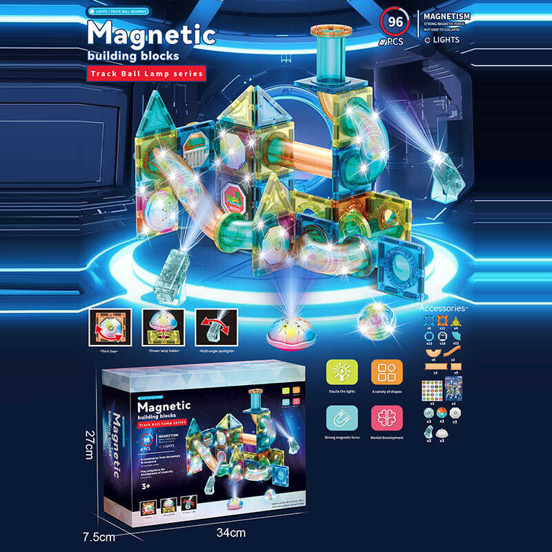 Магнітний конструктор 6802 A (24/2) 96 деталей, в коробці