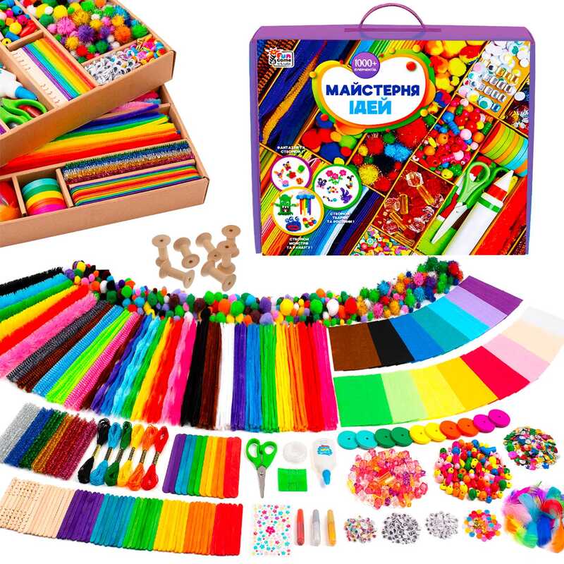 гр Майстерня ідей 17912 (8) "4FUN Game Club", 1000+ елементів, в коробці