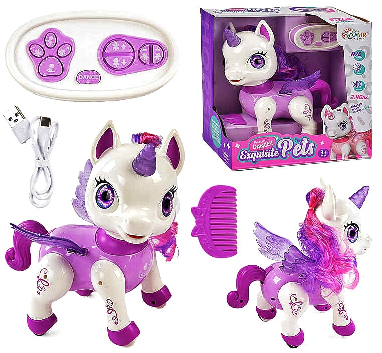 Робо-Поні на радіокеруванні SM 05 Z  , звук, підсвічування, ходить, танцює, приймає різні положення, пульт 2.4Ghz, USB-кабель, в коробці