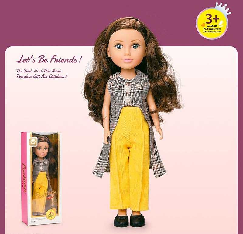 Лялька W 14 N 01 A1 (48) 35 см, знімне взуття, в коробці