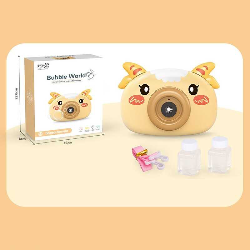 Установка з мильними бульбашками S 680-20 (60) підсвічування, мелодія, автоматичний принцип, 2 пляшечки з мильним розчином, ремінець, в коробці