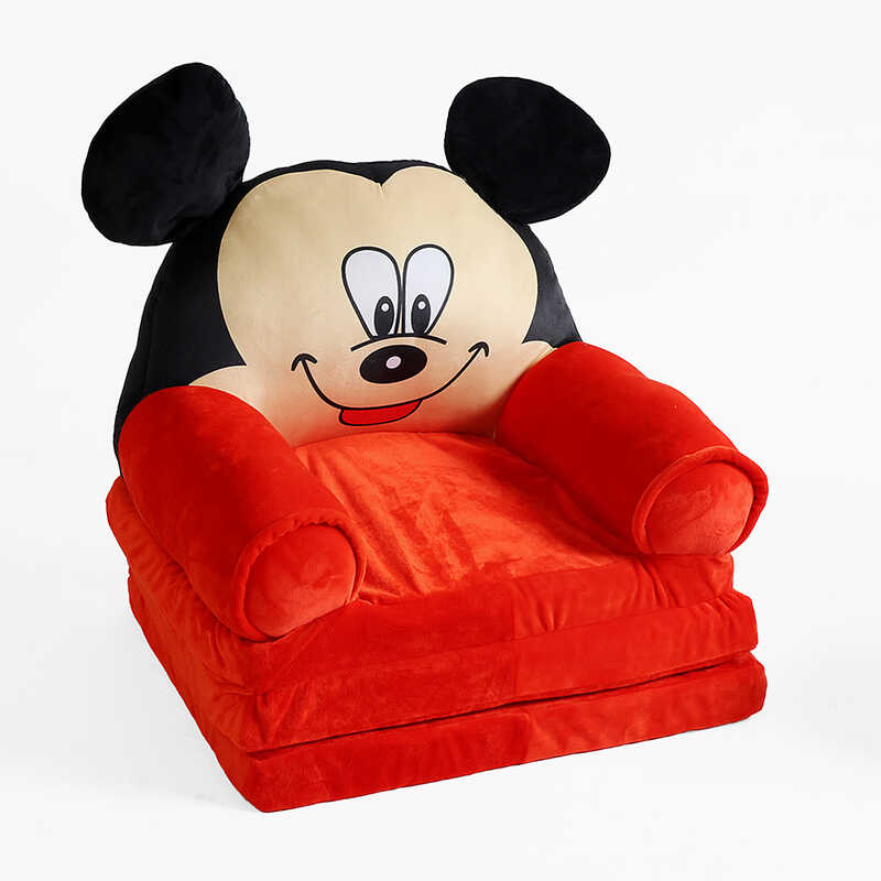 гр Крісло розкладне м’яке "Мишеня" дитяче К26127 (1) 50х38х43 см, у розкладеному вигляді - 120 см