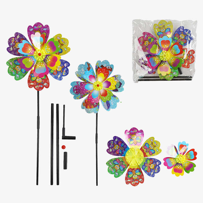 Вітрячок C 70500 (150) діаметр 27 см, в пакеті, ВИДАЄТЬСЯ ТІЛЬКИ МІКС ВИДІВ