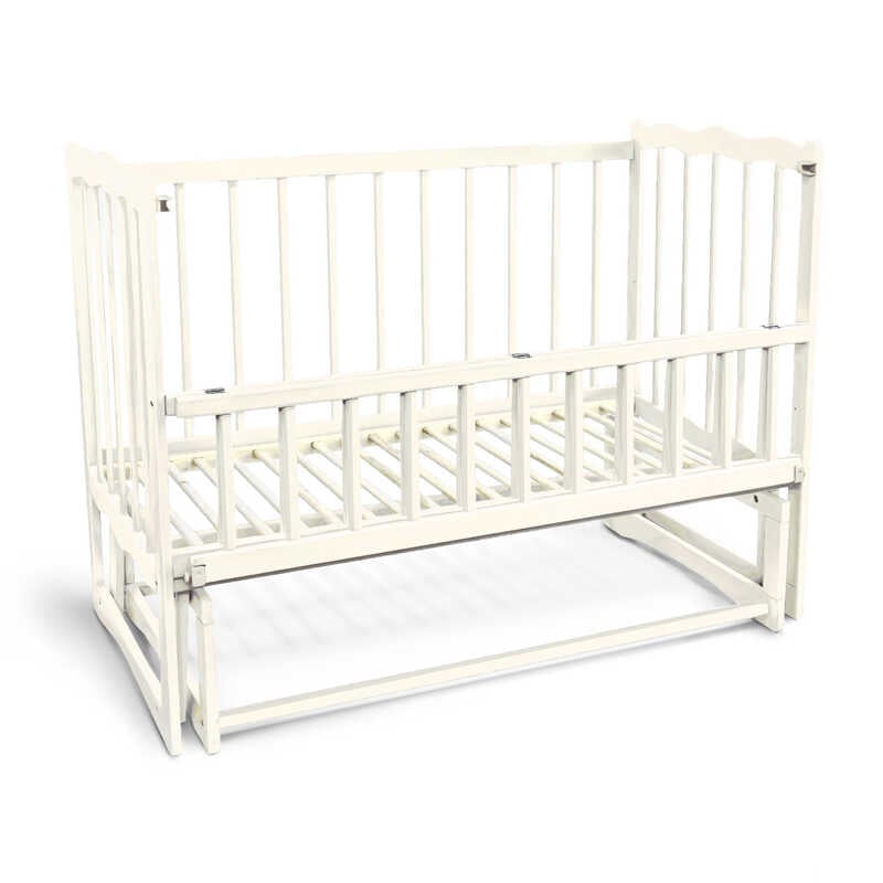 гр Ліжечко дерев. маятник - відкидний борт "Сон" (1) вільха - колір слонова кістка