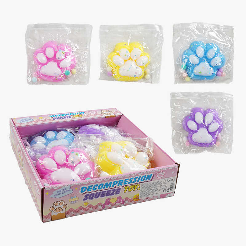 Гра антистрес C 70655 (24) ЦІНА ЗА 6 ШТУК В БЛОЦІ, “Лапка”, в пакеті