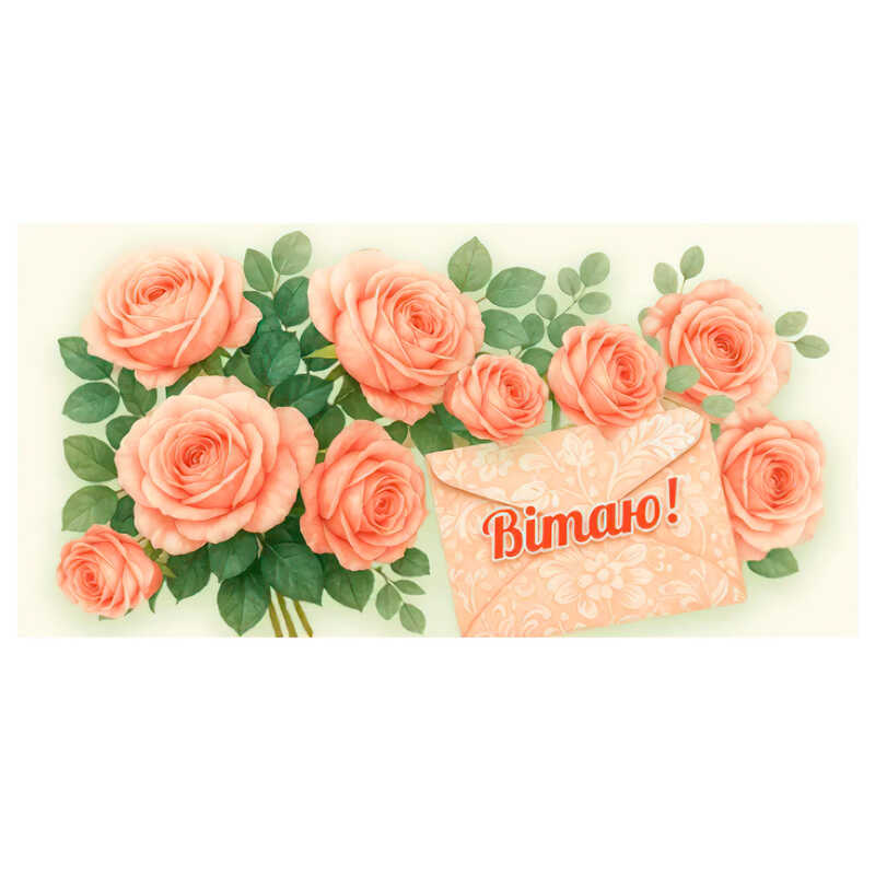 гр Конверт для грошей "Вітаю" Т-165у (1) "Jumbi"