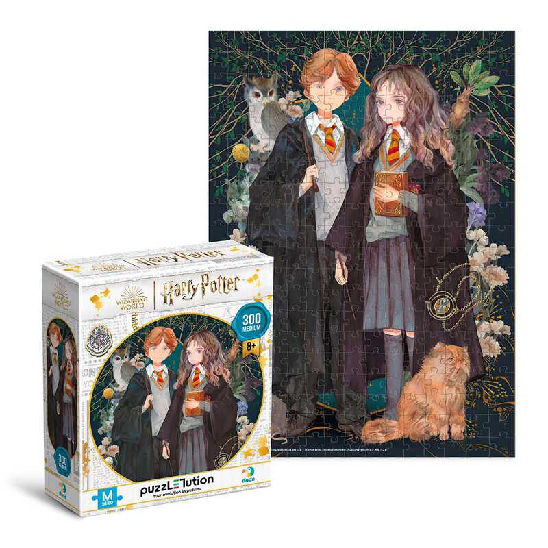 гр Пазл Medium-M "Harry Potter. Герміона та Роналд" 300 елементів 200499 (12) "DoDo"