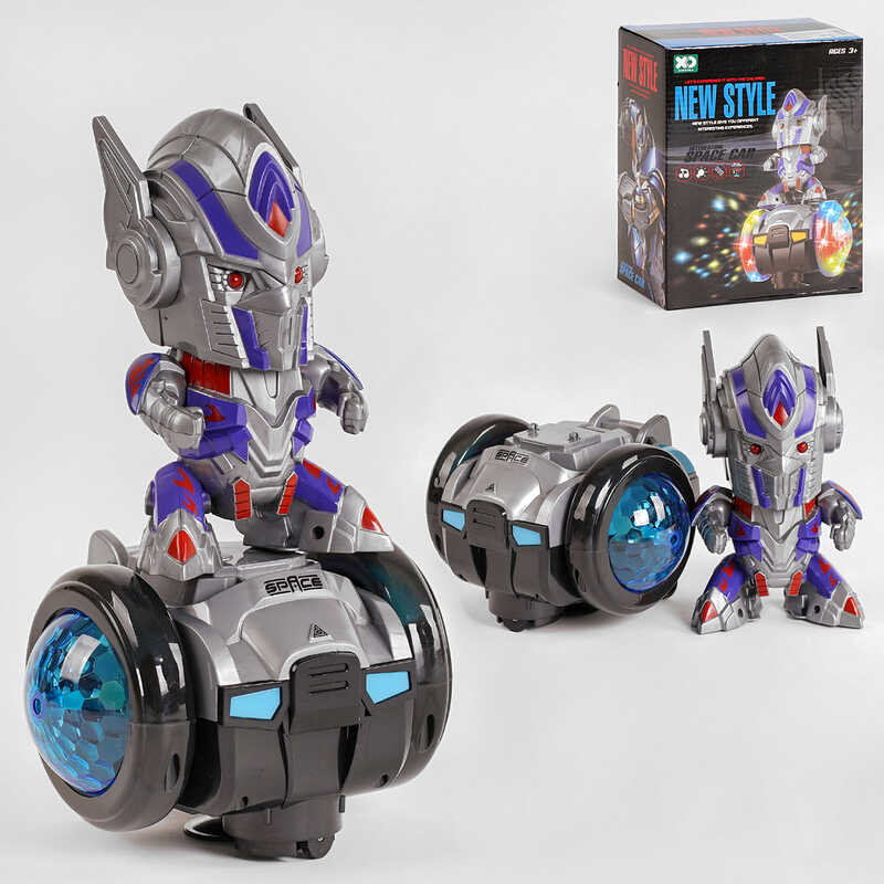 Робот 17128 (72/2) музика, підсвічування, проєктор, колесо вільного ходу, в коробці