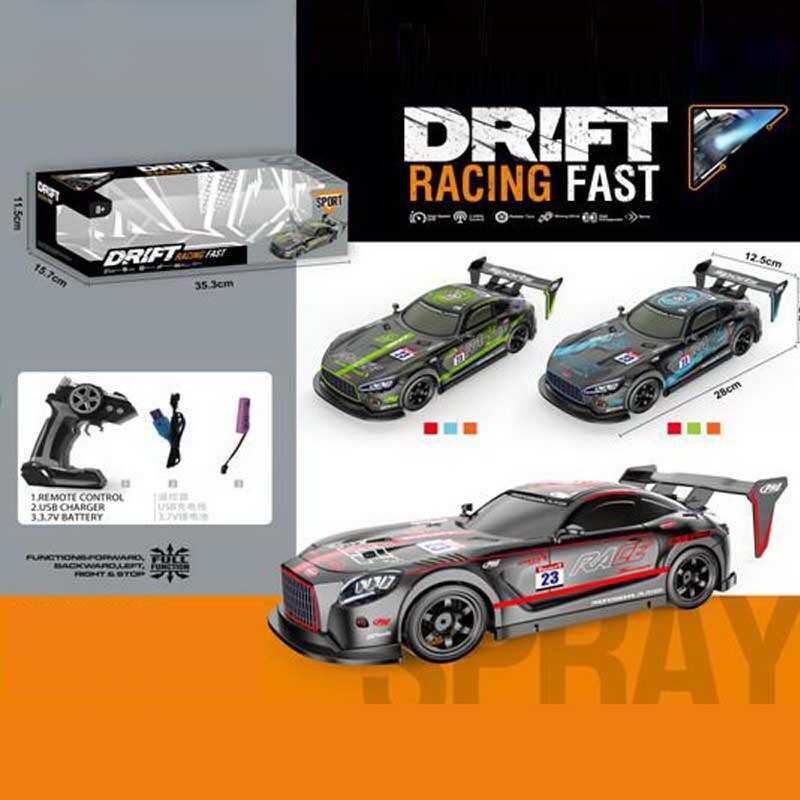 Машинка на радіокеруванні 9900-160 D (30) 3 кольори, світло, звук, парогенератор, пульт 2.4GHz, акум. 3.7 V, протиударний корпус, в коробці, ВИДАЄТЬСЯ МІКС ВИДІВ