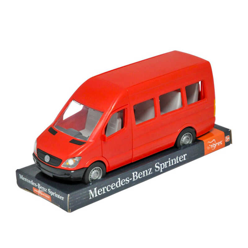 гр Автомобіль пасажирський "Mercedes-Benz Sprinter" (червоний) 39705 (6) "Tigres", в плівці