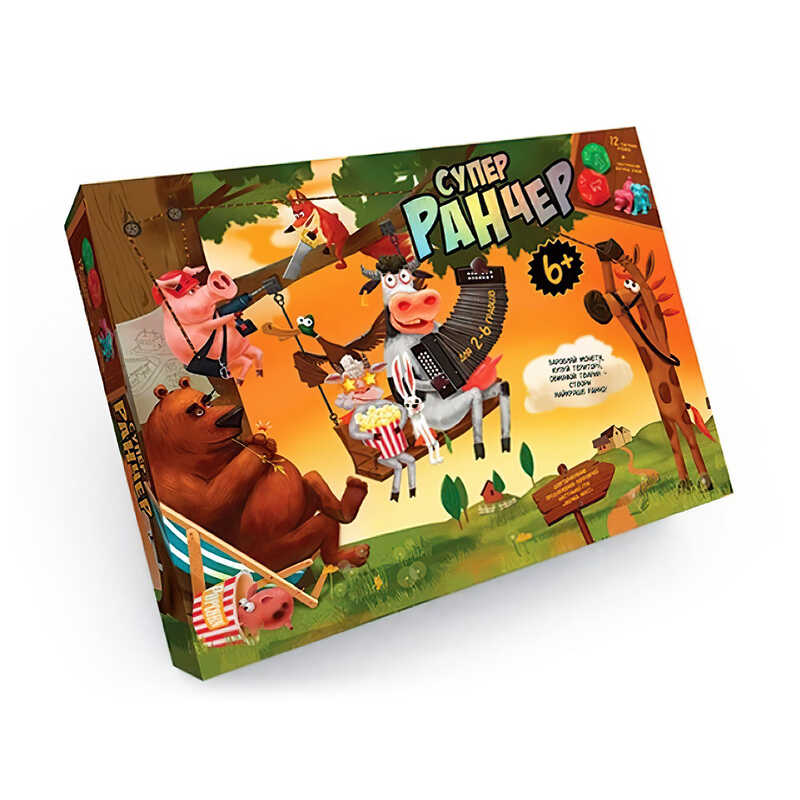 гр Настільна розважальна гра "Супер Ранчер" G-SR-01-01U УКР. (5) "Danko Toys"