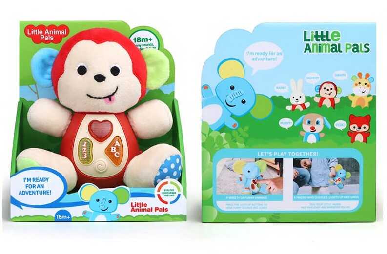 Музична мавпочка 1913-2 (48) звук, підсвічування, англ.мова, у коробці