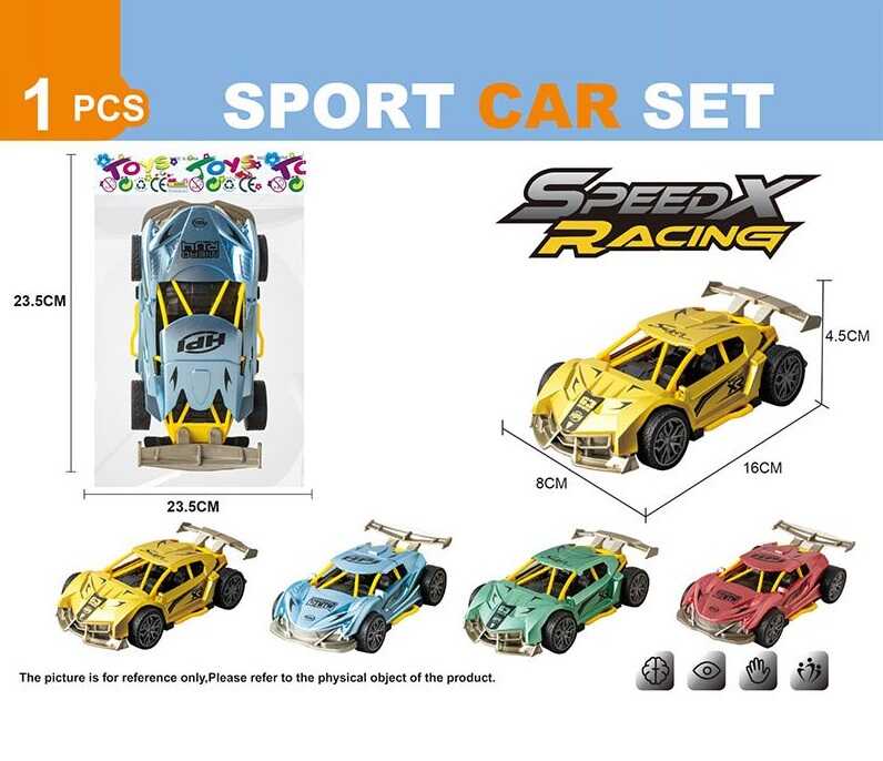 Машинка 259 D (360/2) 4 кольори, 1шт в пакеті, ВИДАЄТЬСЯ МІКС