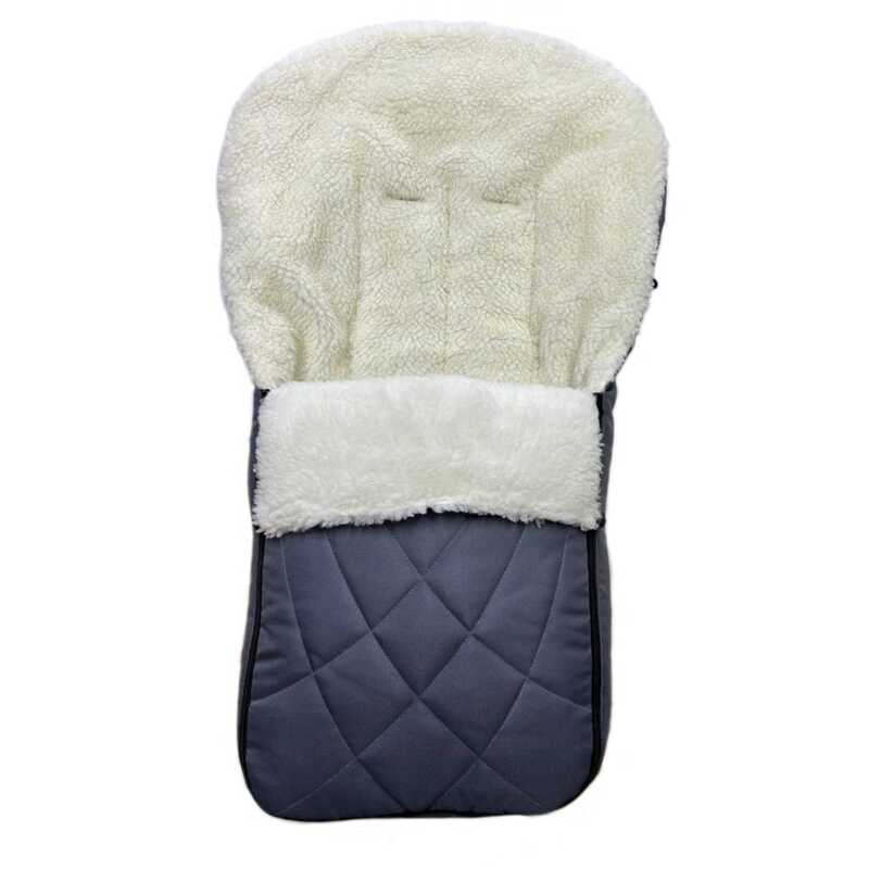 гр Конверт на хутрі "Умка V" 200695 / 208110 (1) колір темно-сірий