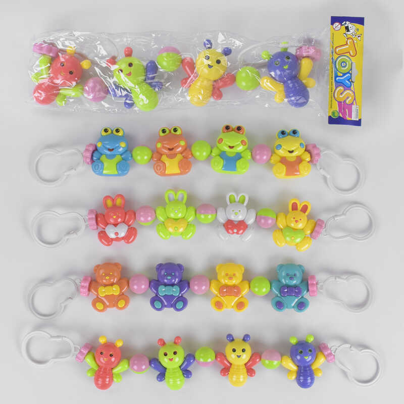 Брязкальце 431 ABC / 430-1 (240/2) 4 види, в пакеті