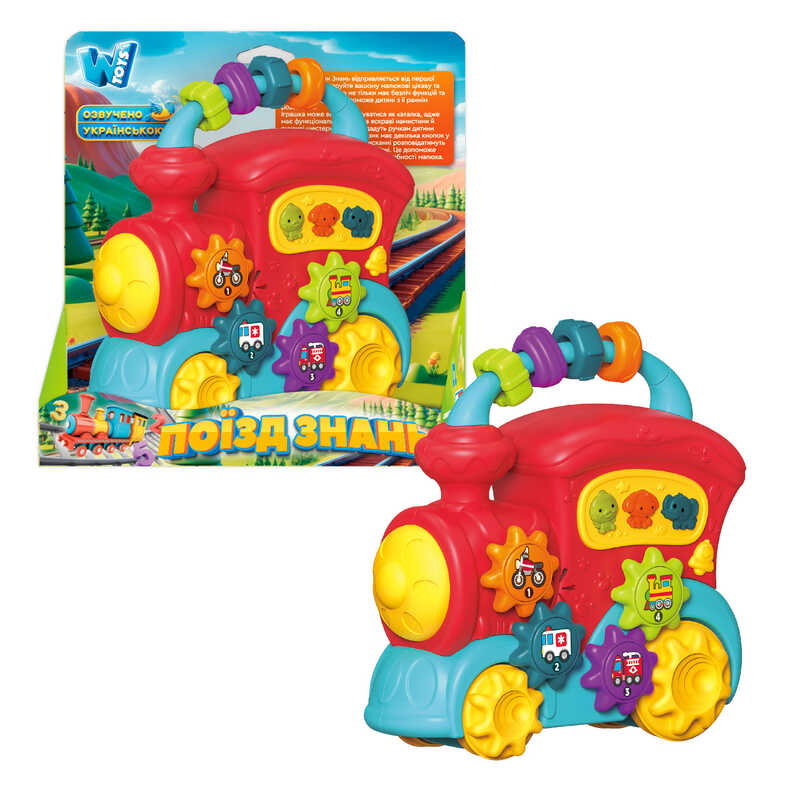 Гра "Поїзд знань" 49454 (36/2) "WToys", в коробці
