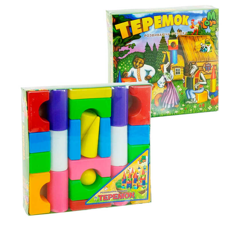 гр Теремок середній 12084 (5) 24 деталі, "M Toys", в коробці