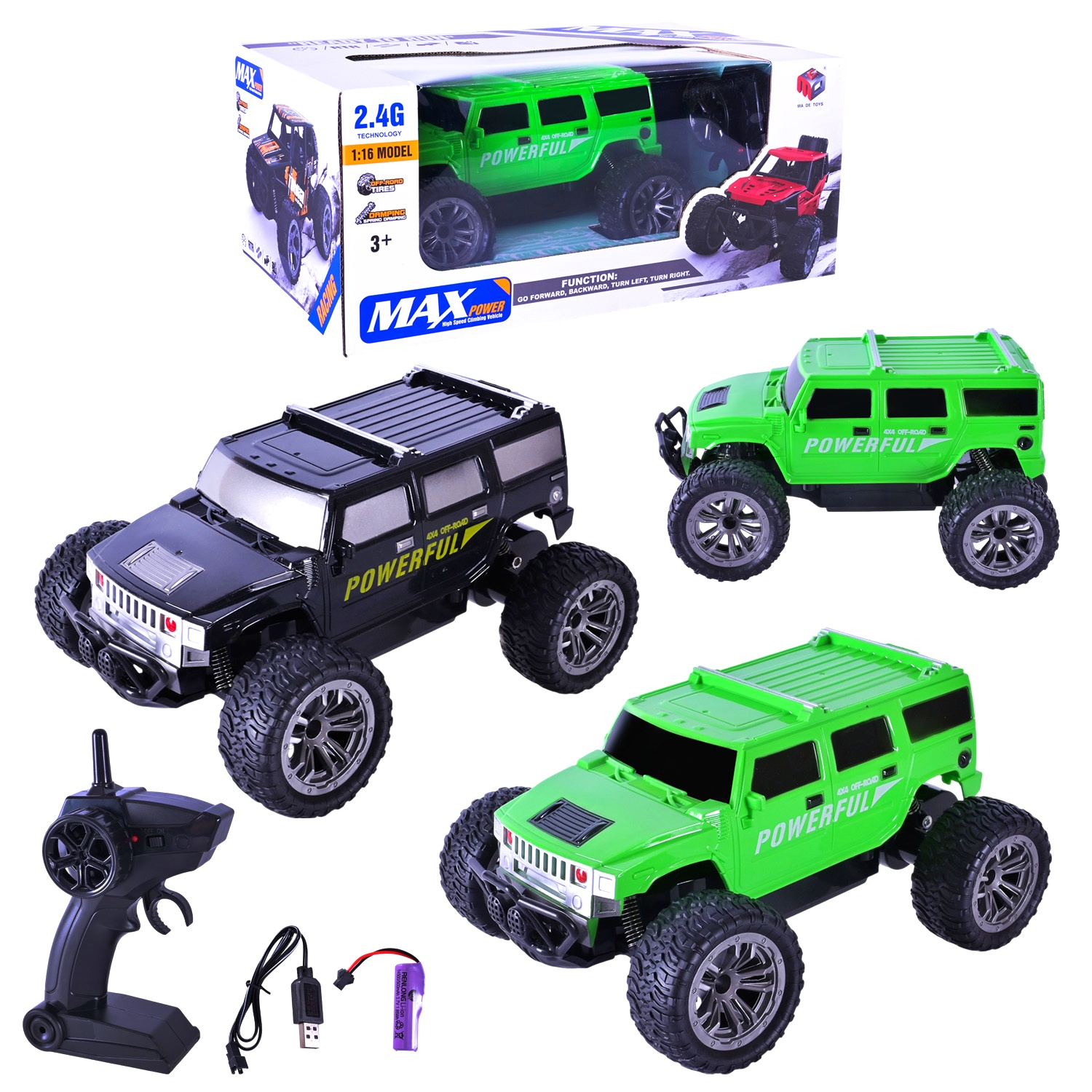 Джип на радіокеруванні 5066-88 , 2 кольори, акумул. , в коробці