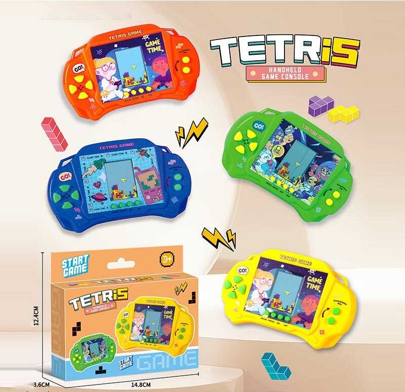 Тетрис 6655-5 A (240/2) регулювання гучності, класичні ігри, звук, на батарейках, рівні складності, в коробці, ВИДАЄТЬСЯ ТІЛЬКИ МІКС ВИДІВ