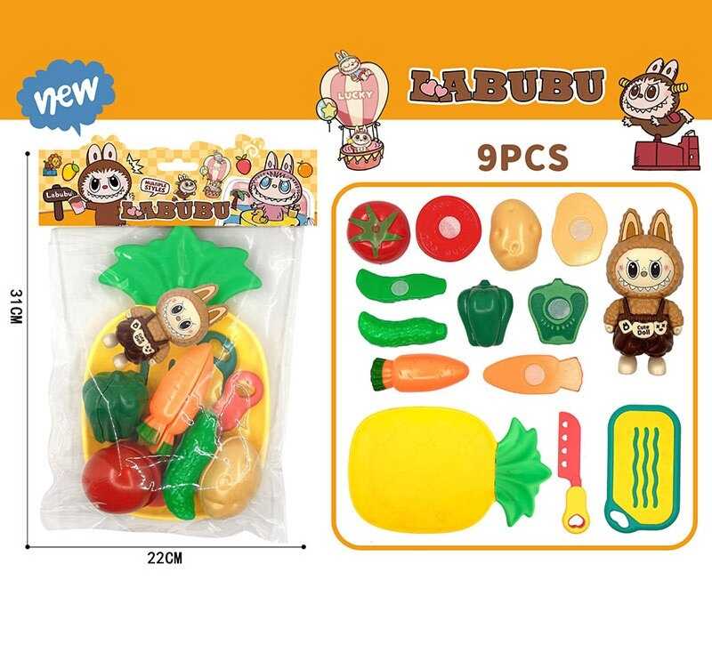 Продукти на липучках HP 888 (128) герой, 9 елементів, дошка, ніж, в пакеті