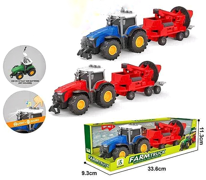 Трактор 0488-604 D   , мікс, в коробці