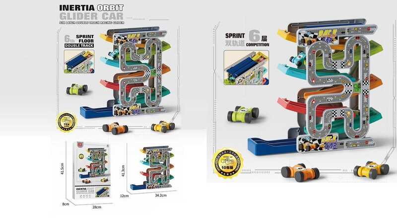 Трек 9908 (24) 6 рівнів, 10 машинок, в коробці