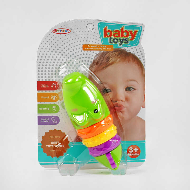 Брязкальце 8374-6 (120/2) “Крокодил”, на листі