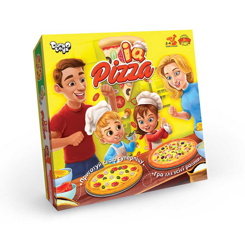 гр Настільна розважальна гра "IQ Pizza" (УКР) (10) G-IP-01U "Danko Toys", в коробці