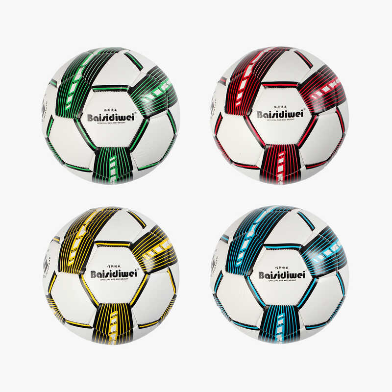 М'яч футбольний C 70263 (60) 4 кольори, розмір №5, матеріал TPE, 330-350 грамів, гумовий балон, ВИДАЄТЬСЯ ТІЛЬКИ МІКС ВИДІВ