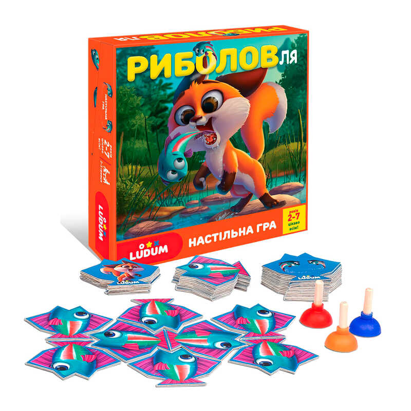 гр Гра настільна "Риболовля" LD1049-54 (24) "Ludum", в коробці