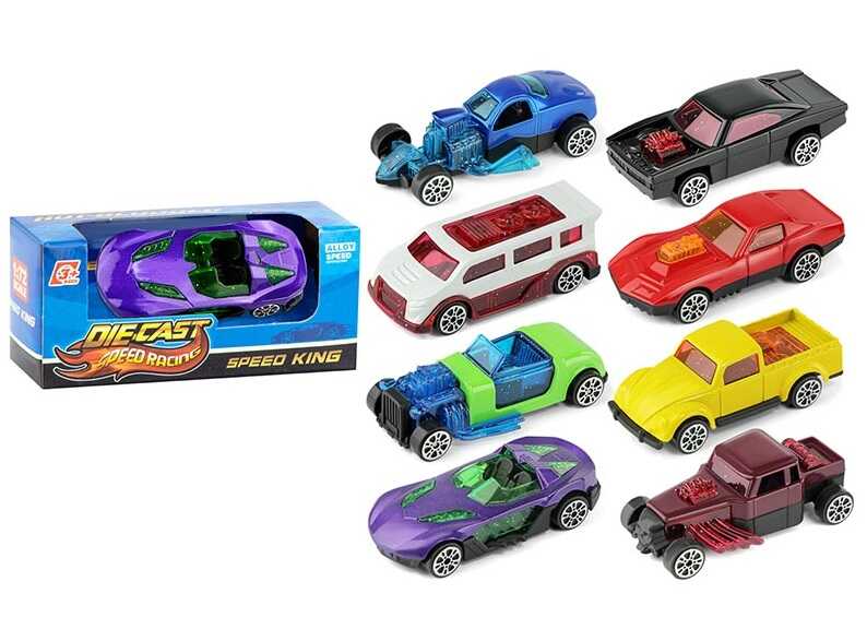 Машинка K 112 A3 (1080/3) 8 видів, металопластик, в коробці, ВИДАЄТЬСЯ МІКС