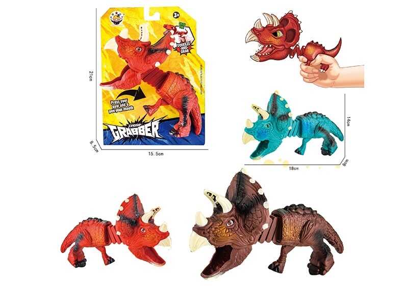 Динозавр-антистрес HC 291 (288/2) 3 види, на листі, ВИДАЄТЬСЯ ТІЛЬКИ МІКС ВИДІВ