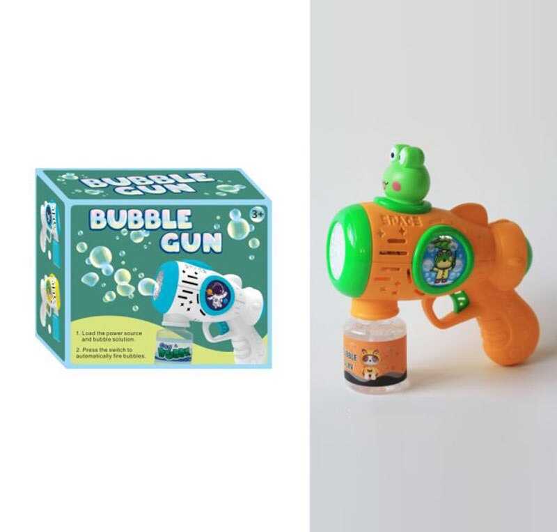 Пістолет з мильними бульбашками XD 800 G (96/2) підсвічування, автоматичний принцип, пляшечка з мильним розчином, в коробці