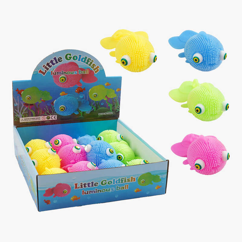 Гра антистрес C 70609 (24) ЦІНА ЗА 12 ШТУК В БЛОЦІ,  рибка, підсвітка, в коробці