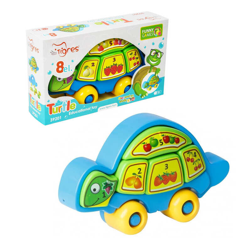 гр Сортер "Черепаха-розумаха" 39201 (24) "Tigres", в коробці