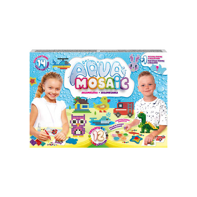 гр Набір креативної творчості маленький "Aqua Mosaic" AM-01-03 (12) "Danko Toys"