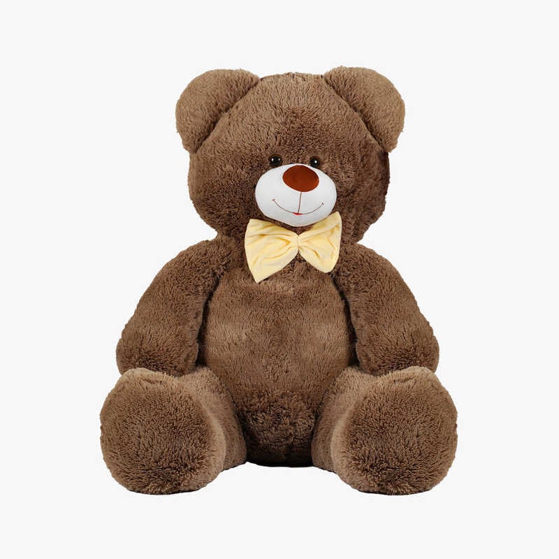 гр М`яка іграшка "Ведмедик" колір графітовий В41944 висота 1,3 м (1) в пакеті