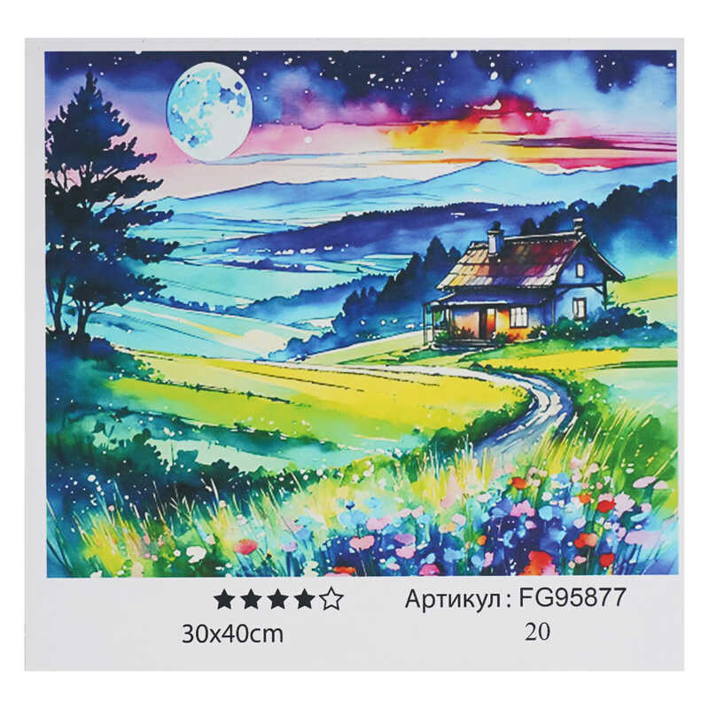 гр Картина за номерами FG 95877 (30) "4FUN Game Club", 30х40 см, в коробці