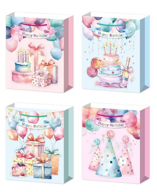 Пакет подарунковий C 75824 (480) СЕРЕДНІЙ, ВИДАЄТЬСЯ МІКС ВИДІВ