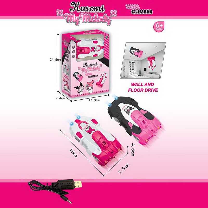 Машина на радіокеруванні MX 19 (48) 2 види, антигравітаційна, їде по стінах, герой, вбудований акумулятор, розмір - 16х7.5х4.5 см, пульт, USB - кабель, в коробці